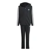 Adidas Dečija komplet trenerka J 3S Ft Ts 220, JD6505, Crne