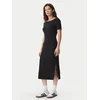 Obleka adidas W Ak Sl Rib Dre Black XS