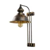 Opviq Saglam 3743 Zidna lampa, Crno-Zlatna