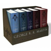 Random House Publishing zbirka knjiga George R. R. Martins A Game of Thrones Leather-Cloth Boxed Set of Ice and Fire Series)