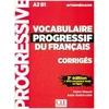 Vocabulaire progressif du Français, Niveau intermédiaire (3eme édition), Corrigés + Audio-CD