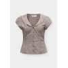 HOLLISTER Bluza rjava/svetlo rjava
