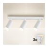 Brilagi - LED RGBW prigušiva spot svetiljka SELE MODERN 3xGU10/6W/230V bela