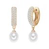 Valero Pearls Uhani zlata/biserno bela