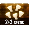 V-TAC GU10 LED žarnica 6W, 445lm, 38°, zatemnljiva, SAMSUNG čip, 2+3 gratis! Barva světla: Dnevna bela