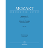 MOZART:MISSA IN C CORONATION MASS VOCAL SCORE
