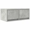 TV ormarić boja betona 760x31x25,5 cm od konstruiranog drva