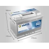 Varta Akumulator Dynamic Sli, 12V, 74Ah