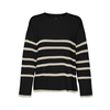 VERO MODA Pulover SABA, črna