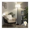 Brilagi - LED podna lampa CERIA 1xE27/40W/230V prečnik 45 cm bela/crna