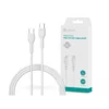 Devia USB Type-C – Podatkovni in polnilni kabel Type-C – 1 m – Serija Kintone – 60 W – Bel
