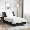 vidaXL Odeja z blazino 2 pcs Bela Mikrovlakna
