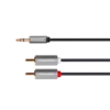 KRUGER&MATZ AUX 3.5mm Audio kabl na 2RCA stereo 1.8 m KM1214