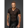 Noir Handmade H071 Leopard Flock V-Neck T-Shirt S