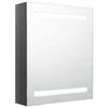 Vidaxl LED kopalniška omarica z ogledalom 50x14x60 cm