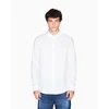 Armani Exchange za moške. XM001587AF16631U0009 Srajca z logotipom Jacquard bela (XL), Priložnostno, Bombaž, Classic, Dolg rokav