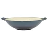 Litoželezna ponev wok z emajlirano površino 37cm modra 53932