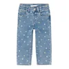 NAME IT Kavbojke NMFBella moder denim/svetlo modra/limona/lila
