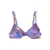 LASCANA Bikini zgornji del svetlo modra/temno modra/rumena/roza/rdeča