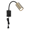 Globo 57911WM - Fleksibilna zidna lampa ROBBY 1xGU10/25W/230V crna/mesing