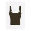 Bershka Top rjava