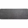 Kuhinjski tepih Heksagon 45x120 cm, temno siv