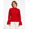 RYVAN Pulover Pullover rdeča