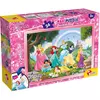 Slagalica Lisciani 24pcs Maxi Disney Princess 2u1 složi i oboji 74082