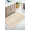 Lessentiel Maison Prostirka za kupatilo Peace, 60x100 cm, Krem