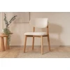 HANAH HOME Trpezarijska stolica Lugias Beech White
