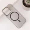 Maska Transparent Mag Case za iPhone 15 Pro crna
