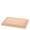 Lesena deska za rezanje z utorom 30 x 20 cm - Basic - 593012