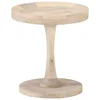 Vidaxl Stranska mizica O 40x45 cm trden mangov les