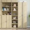 Visoka komoda boja hrasta sonome 45x41x185cm konstruirano drvo