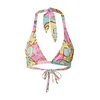 GUESS Bikini zgornji del svetlo modra/rumena/temno oranžna/svetlo roza