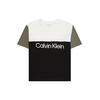 Calvin Klein Jeans Majica oliva/črna/bela