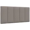 shumee vidaXL Vzglavna stranica taupe 100 cm blago