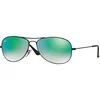 Ray Ban Unisex sunčane naočare 0RB3362 002/4J 56/59 COCKPIT, Crno- zelene