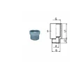 Vodovodni produžetak 1/2x5 mm, O24x19 mm