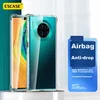 Escase Maska za mobilni telefon Huawei Mate 30 Pro / Huawei Mate 30E Pro, Providno-bela