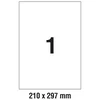 ETIKETE ILK 210X297MM PK100L ZWECKFORM 3478