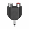 HAMA Adapter avdio 00205187, 3,5 mm jack vtič – 2 x RCA (činč) vtičnica, stereo