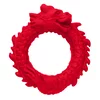 XR Brands - Rise of the Dragon Silicone Penis Ring - Red