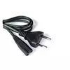 E-GREEN Kabl naponski osmica 1.5m crni