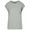 Womens T-Shirt Extended Shoulder Tee - mint