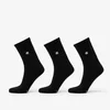 Nogavice Footshop Short Socks 3-Pack Black 36-38