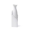 Hanah home Vaza LCA0009, 10x10x35 cm, Bela
