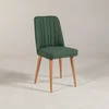 Hanah Home Trpezarijska stolica Vina Sandalye 47x89x46cm Bež-Zelena