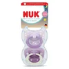 Nuk tolažilna duda - silikon First Choice Classic Day & Night 18-36 m, 2 kos