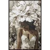 Slika Sa Okvirom 62x92cm Flower Lady